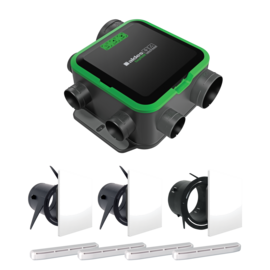 EasyHOME PureAIR COMPACT Premium unit + ColorLINE® ventilation grilles + AirFILTER® air inlets